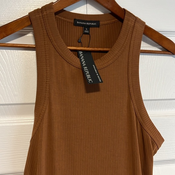Banana Republic RIBBED RACERBACK DRESS - NWT - Picture 2 of 6
